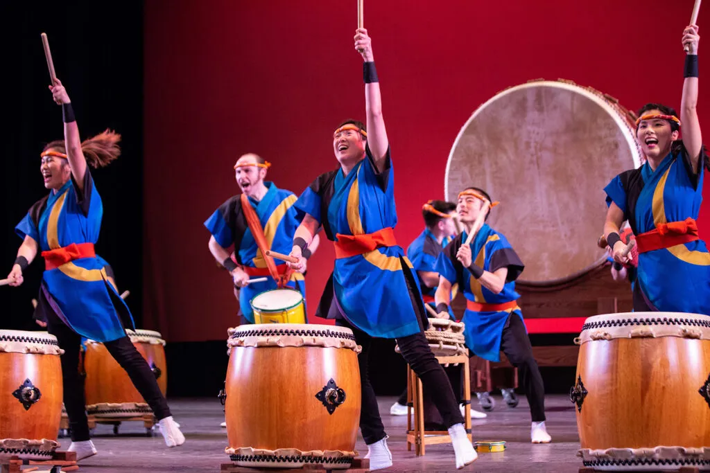 San Jose Taiko musicians